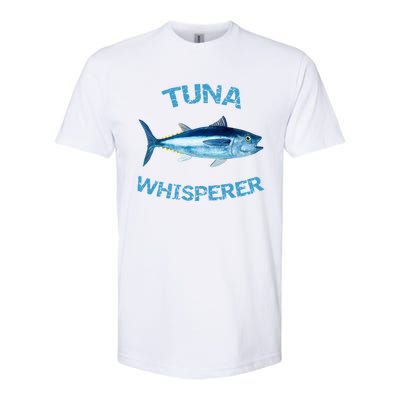 Tuna Whisperer Deep Sea Fishing Tuna Fish Bluefin Tuna Gift Softstyle CVC T-Shirt