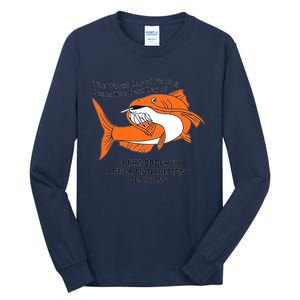 The Worst Day Of Fishing Beats The Best Day Of Court Ordered Anger Management Se Tall Long Sleeve T-Shirt