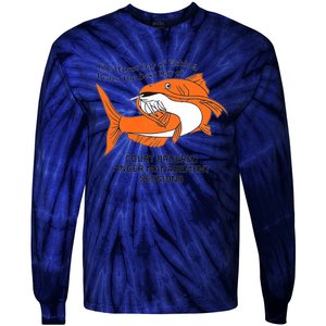 The Worst Day Of Fishing Beats The Best Day Of Court Ordered Anger Management Se Tie-Dye Long Sleeve Shirt