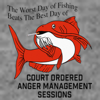 The Worst Day Of Fishing Beats The Best Day Of Court Ordered Tall Hoodie