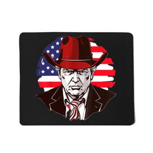 Trump Won Daddys Home Trump Cowboy Hat Mousepad