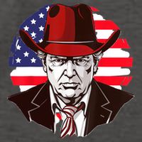 Trump Won Daddys Home Trump Cowboy Hat Vector Backpack