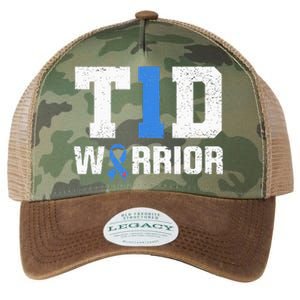 T1D Warrior Diabetes Warrior Diabetes Awareness Legacy Tie Dye Trucker Hat