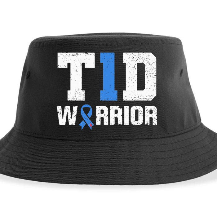 T1D Warrior Diabetes Warrior Diabetes Awareness Sustainable Bucket Hat