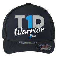 T1D Warrior Diabetes Awareness Type 1 Diabetic Flexfit Unipanel Trucker Cap