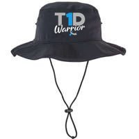 T1D Warrior Diabetes Awareness Type 1 Diabetic Legacy Cool Fit Booney Bucket Hat