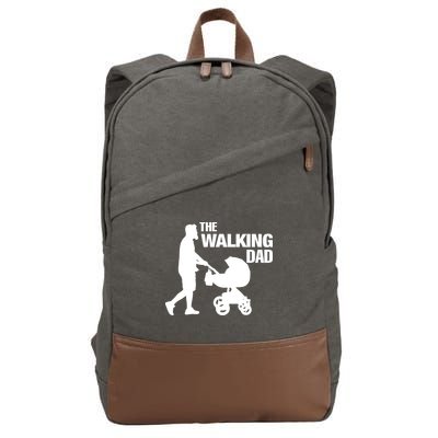The Walking Dad Father Day Cotton Canvas Backpack
