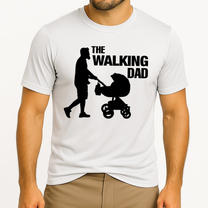 The Walking Dad Father Day Cooling Performance Crew T-Shirt