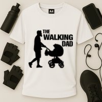 The Walking Dad Father Day Cooling Performance Crew T-Shirt