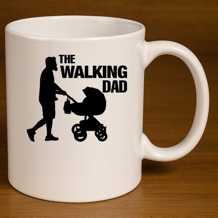 The Walking Dad Father Day 11oz C Handle Ceramic Mug