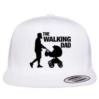 The Walking Dad Father Day Flat Bill Trucker Hat