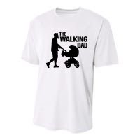 The Walking Dad Father Day Youth Performance Sprint T-Shirt