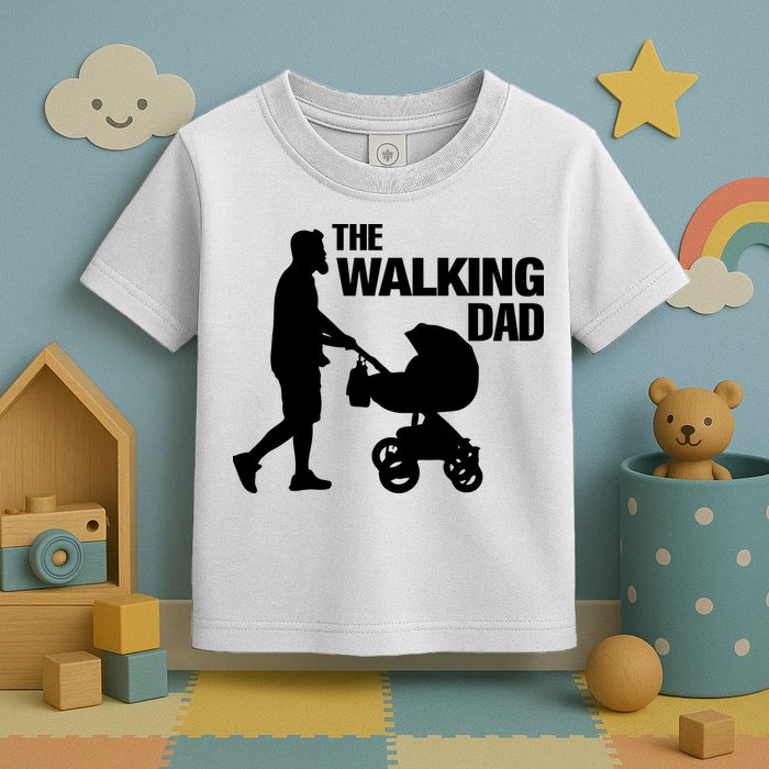 The Walking Dad Father Day Toddler T-Shirt