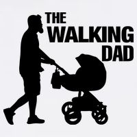 The Walking Dad Father Day Toddler T-Shirt