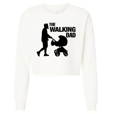 The Walking Dad Father Day Cropped Pullover Crew