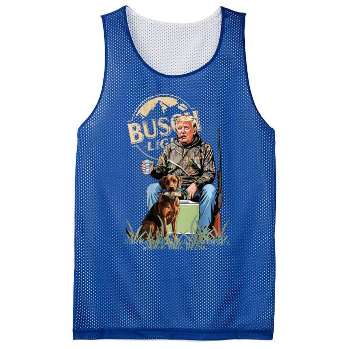 Trump With Dog Duck Waterfowl Hunting Camo President Mesh Reversible Basketball Jersey Tank