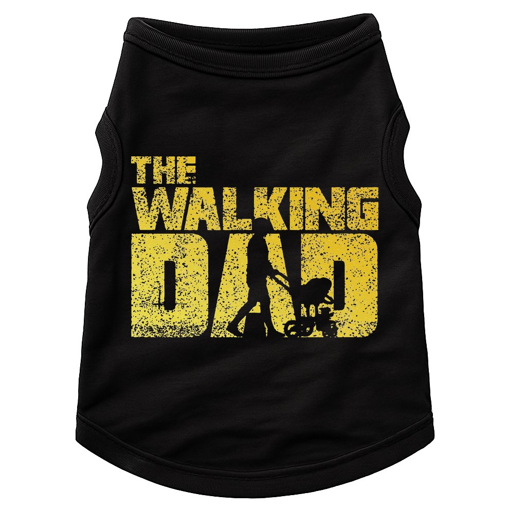 The Walking Dad Father Fathers Day Gift Doggie Tank