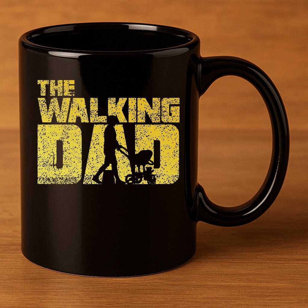 The Walking Dad Father Fathers Day Gift 11oz C Handle Ceramic Mug