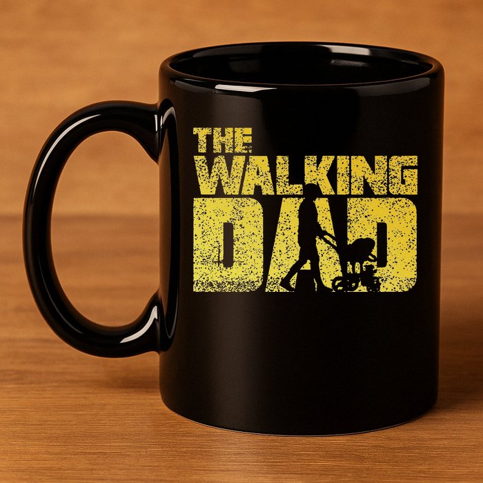 The Walking Dad Father Fathers Day Gift 11oz C Handle Ceramic Mug