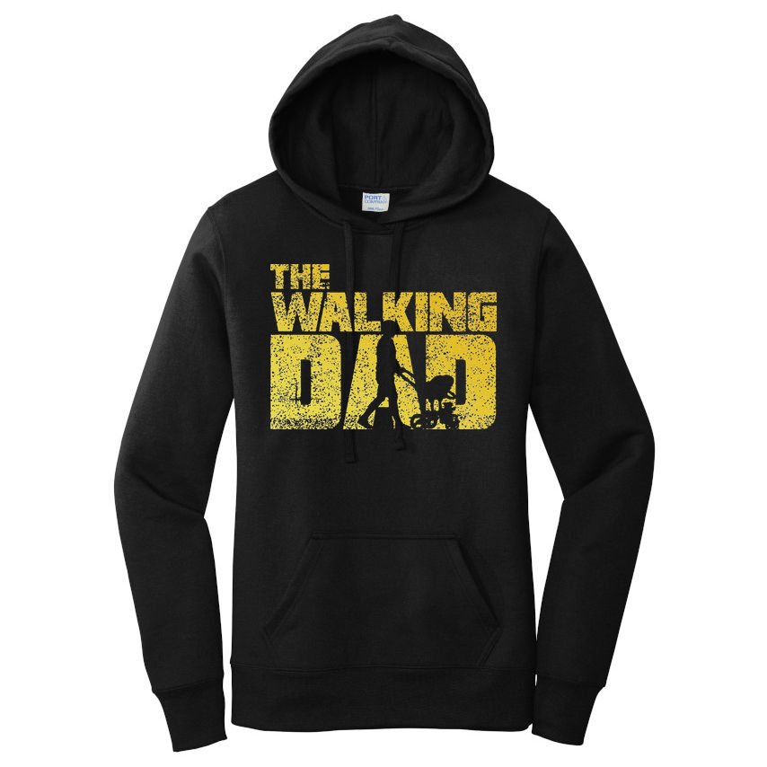The Walking Dad Father Fathers Day Gift Women's Pullover Hoodie