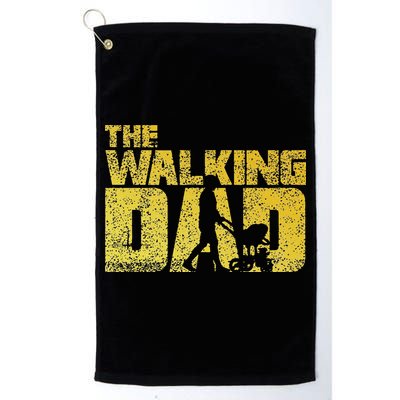 The Walking Dad Father Fathers Day Gift Golf Towel