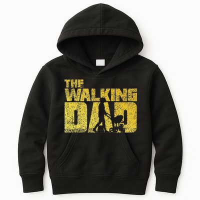 The Walking Dad Father Fathers Day Gift Kids Hoodie