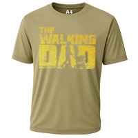 The Walking Dad Father Fathers Day Gift Cooling Performance Crew T-Shirt