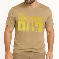 The Walking Dad Father Fathers Day Gift Cooling Performance Crew T-Shirt