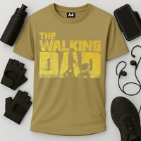 The Walking Dad Father Fathers Day Gift Cooling Performance Crew T-Shirt
