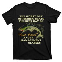 The Worst Day Of Fishing Beats The Best Day Of Court Ordered T-Shirt