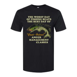 The Worst Day Of Fishing Beats The Best Day Of Court Ordered Softstyle CVC T-Shirt