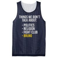 Things We Don't Talk About Bruno Funny Mesh Reversible Basketball Jersey Tank