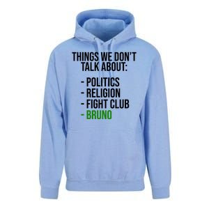 Things We Don't Talk About Bruno Funny Unisex Surf Hoodie