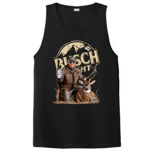 Trump With Dog Duck Waterfowl Hunting Camo President PosiCharge Competitor Tank