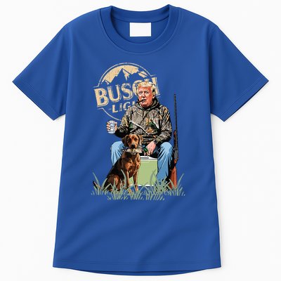 Trump With Dog Duck Waterfowl Hunting Tall T-Shirt
