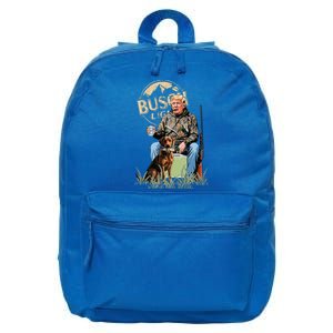 Trump With Dog Duck Waterfowl Hunting 16 in Basic Backpack