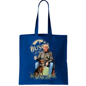 Trump With Dog Duck Waterfowl Hunting Tote Bag