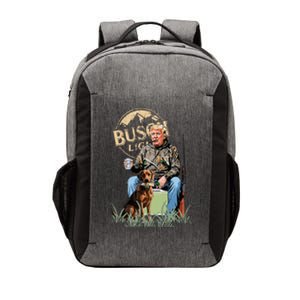 Trump With Dog Duck Waterfowl Hunting Vector Backpack