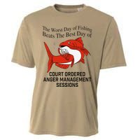 The Worst Day Of Fishing Beats The Best Day Of Court Ordered Gift Cooling Performance Crew T-Shirt