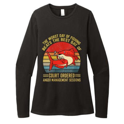 The Worst Day Of Fishing Beats The Best Day Of Court Ordered Womens CVC Long Sleeve Shirt