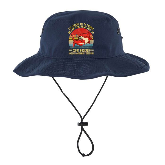 The Worst Day Of Fishing Beats The Best Day Of Court Ordered Legacy Cool Fit Booney Bucket Hat