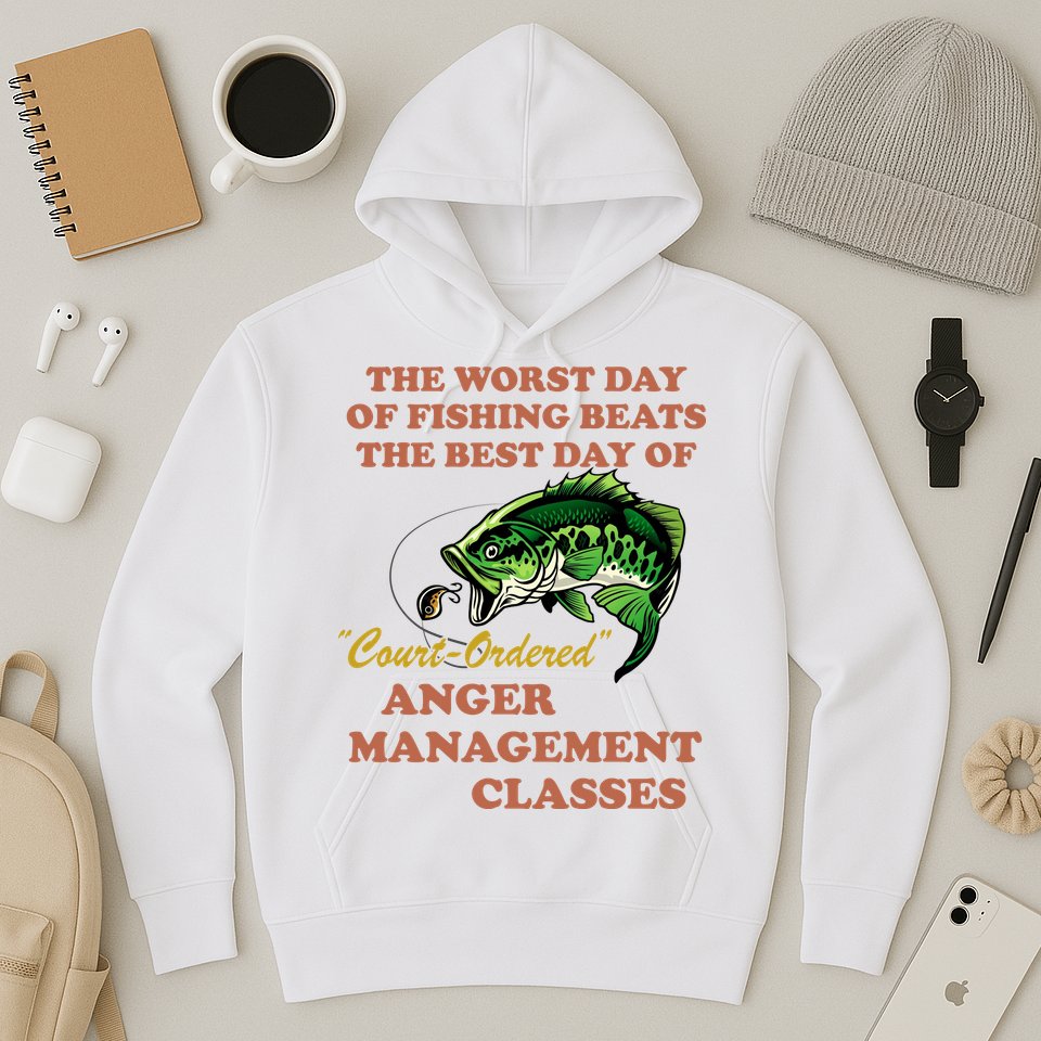 The Worst Day Of Fishing Beats The Best Day Of Court Ordered Hoodie