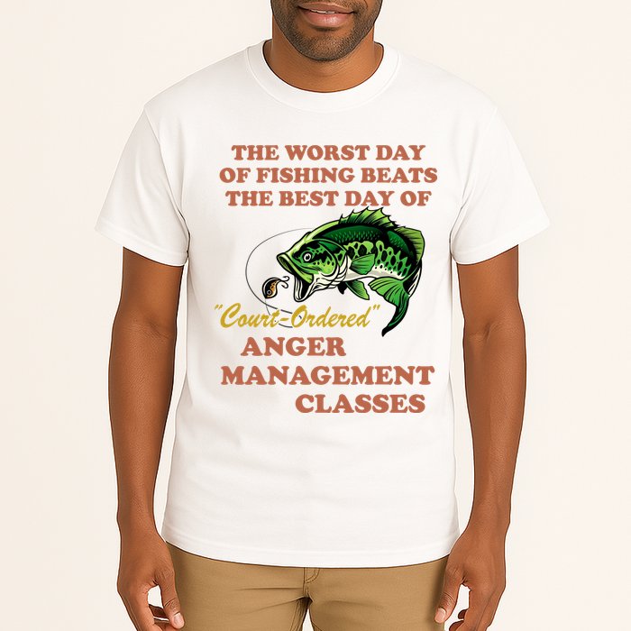 The Worst Day Of Fishing Beats The Best Day Of Court Ordered Tall T-Shirt