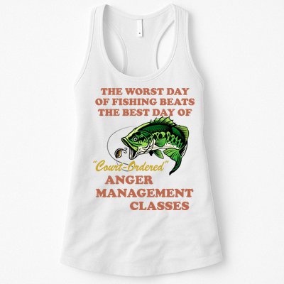 The Worst Day Of Fishing Beats The Best Day Of Court Ordered Womens Tank Top