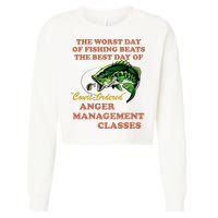 The Worst Day Of Fishing Beats The Best Day Of Court Ordered Cropped Pullover Crew