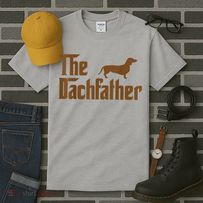 The Weiner Dog Father Funny Dachshund Tall T-Shirt