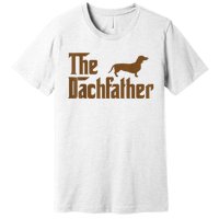 The Weiner Dog Father Funny Dachshund Premium T-Shirt