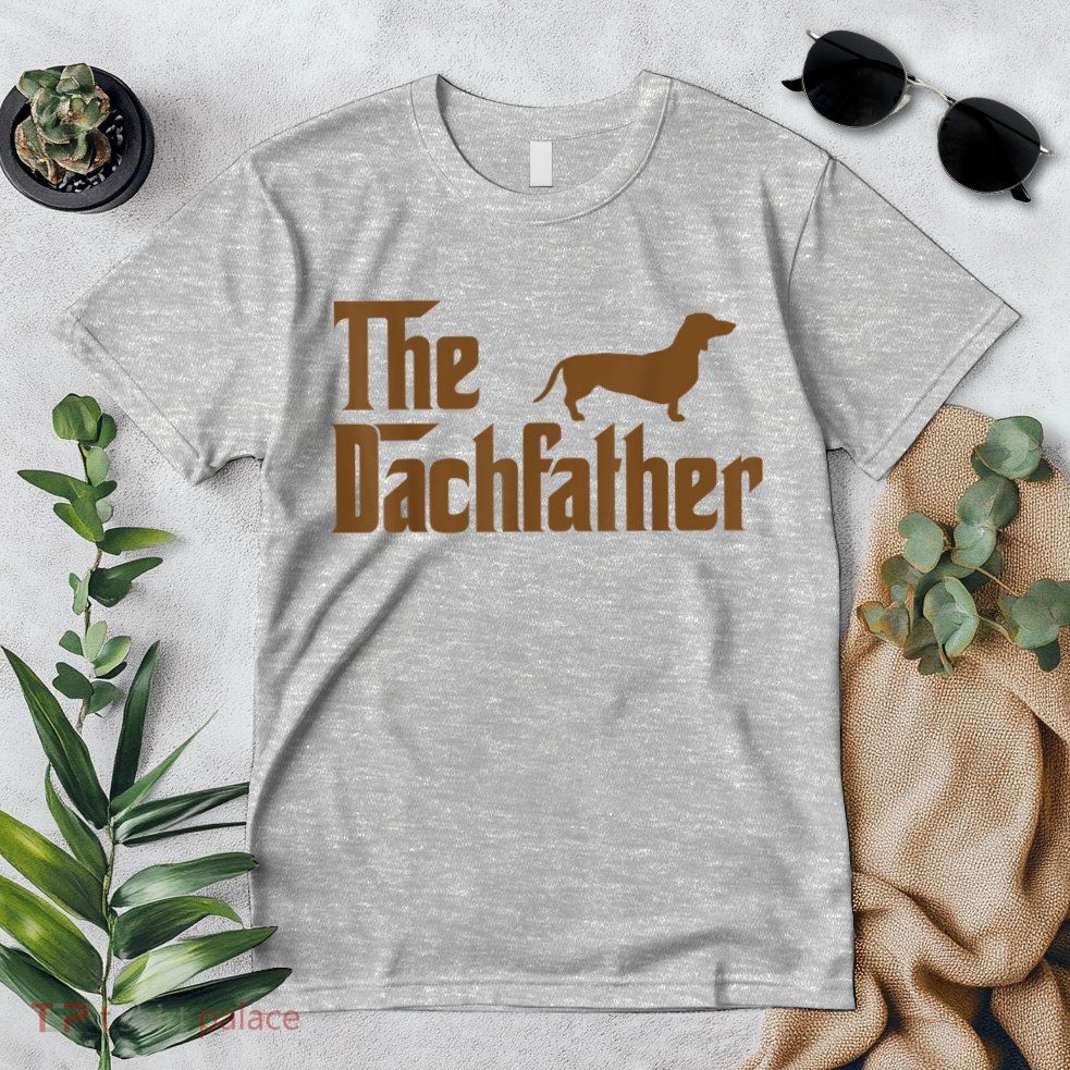 The Weiner Dog Father Funny Dachshund Premium T-Shirt