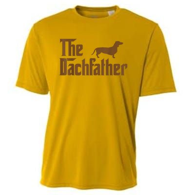 The Weiner Dog Father Funny Dachshund Cooling Performance Crew T-Shirt