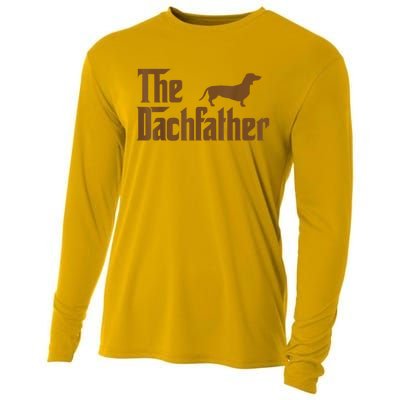 The Weiner Dog Father Funny Dachshund Cooling Performance Long Sleeve Crew